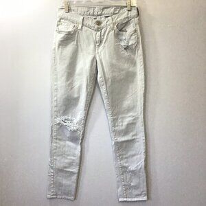 7 For All Mankind The Slim Cigarette Light Wash Jeans